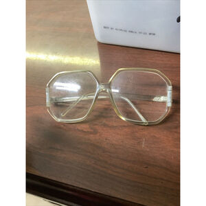 Vintage Glasses PRESCRIPTION Clear & White